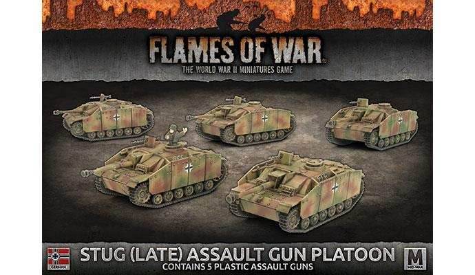 Flames of War: German StuG (Late) Assault Gun Platoon (Mid War) - 