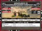 Flames of War: German Armoured SS Panzergrenadier Company HQ (Late War) - 
