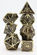 Crossed Swords: Timeworn Sword - Metal RPG Dice Set - 