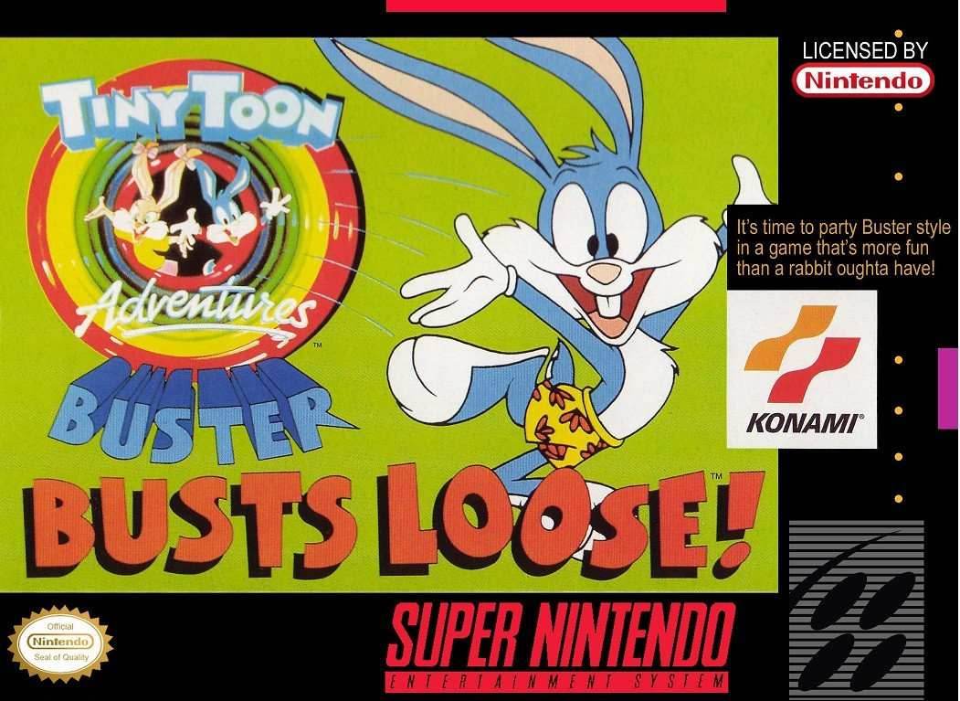 Tiny Toon Adventures: Buster Busts Loose! (Super Nintendo) - Game Manual Only