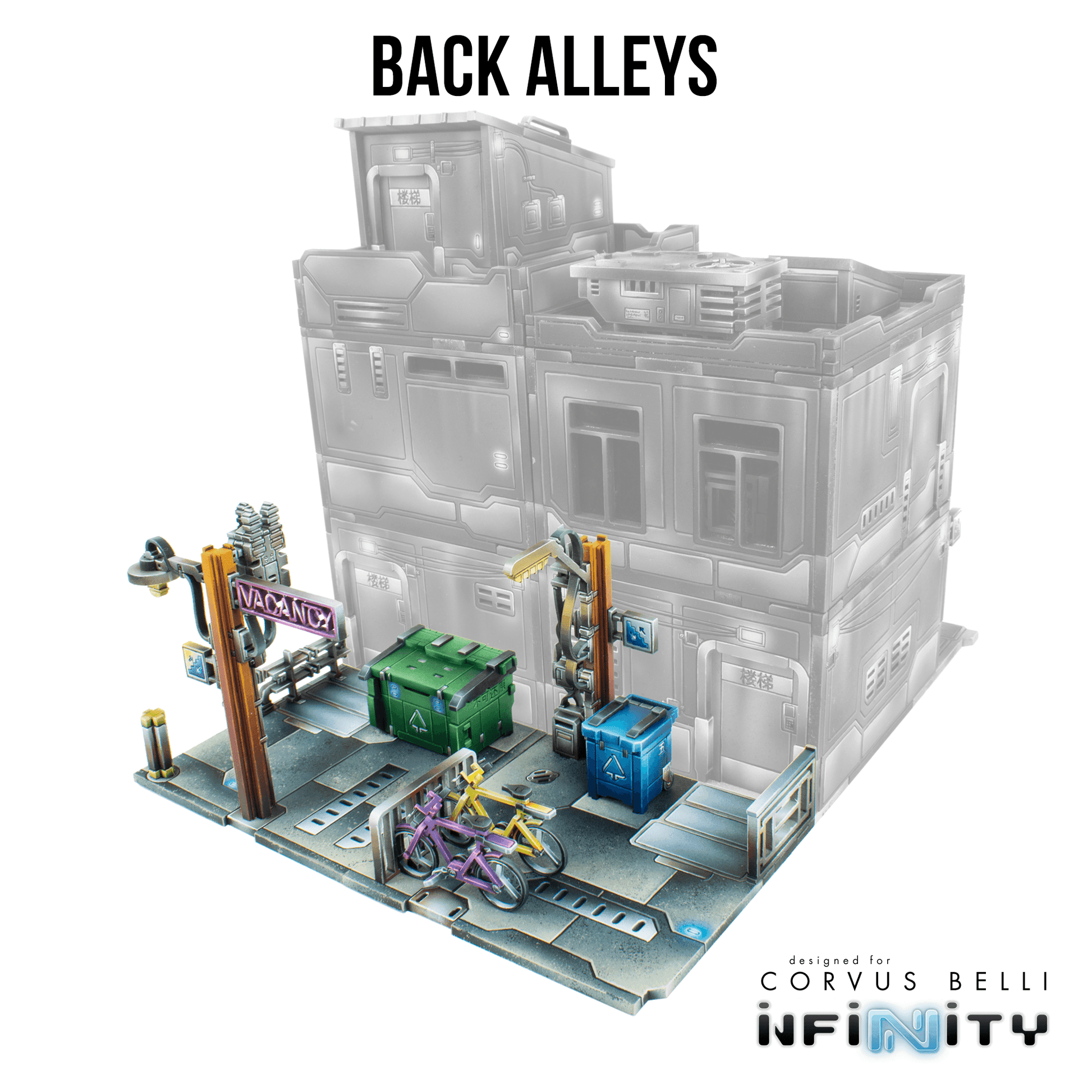 Xiguan Left Back Alley - Color Printed