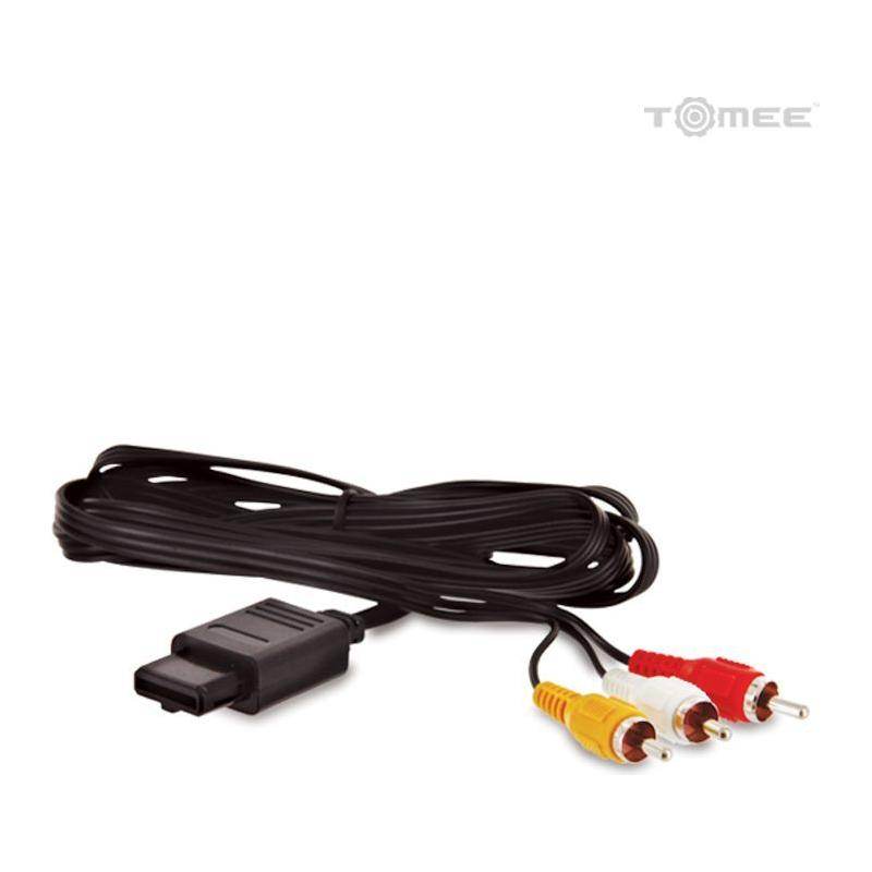 AV Composite Cable For Nintendo SNES / N64 / NGC (Tomee) - 