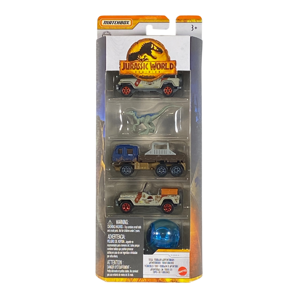 Matchbox Jurassic World Dominion | 5 Pack Edition