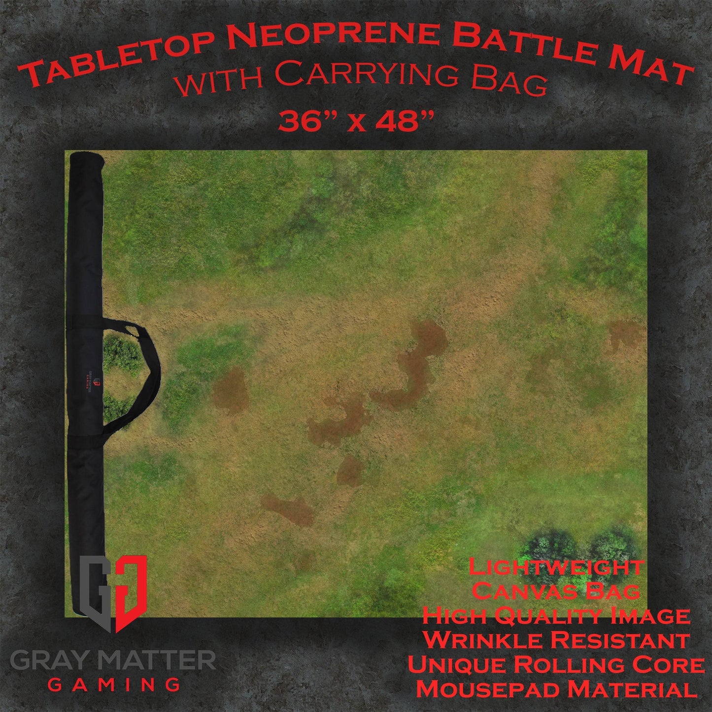 Traveler's Road - Neoprene Battle Mat - Warhammer, AoS, 40K, Kill Team, MCP, Shatterpoint, Legion, More - 36x48