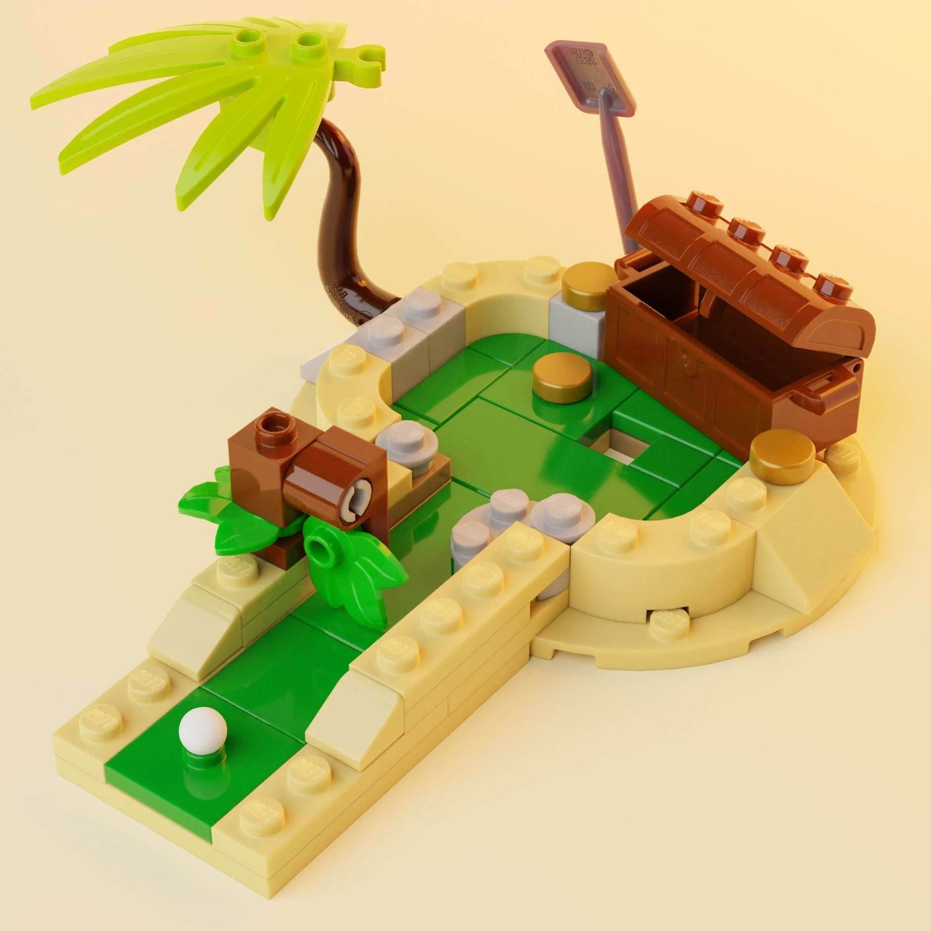 Treasure Island - Custom Putt Putt / Mini Golf Hole - 