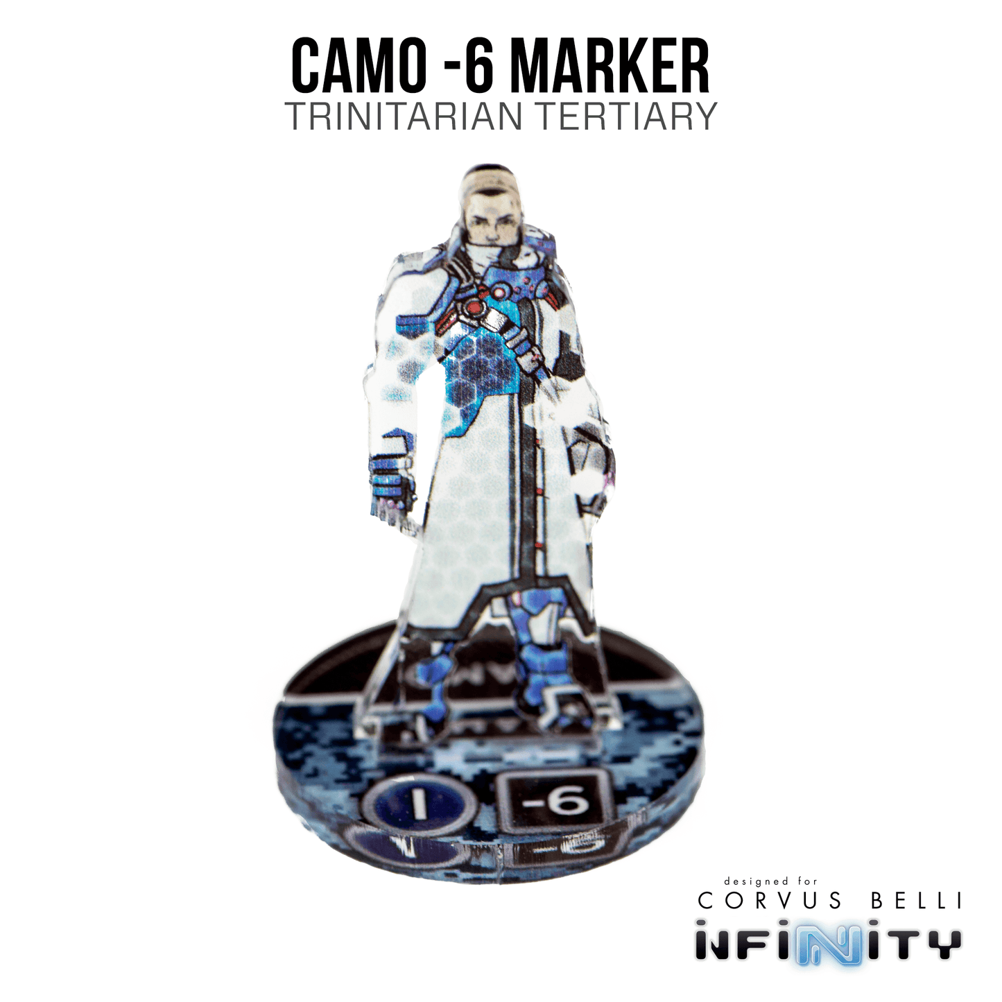 Infinity 3D Markers - Trinitarian Tertiary (Camo -6, 25mm)