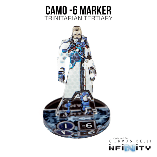 Infinity 3D Markers: Trinitarian Tertiary (25mm Camo -6) - A