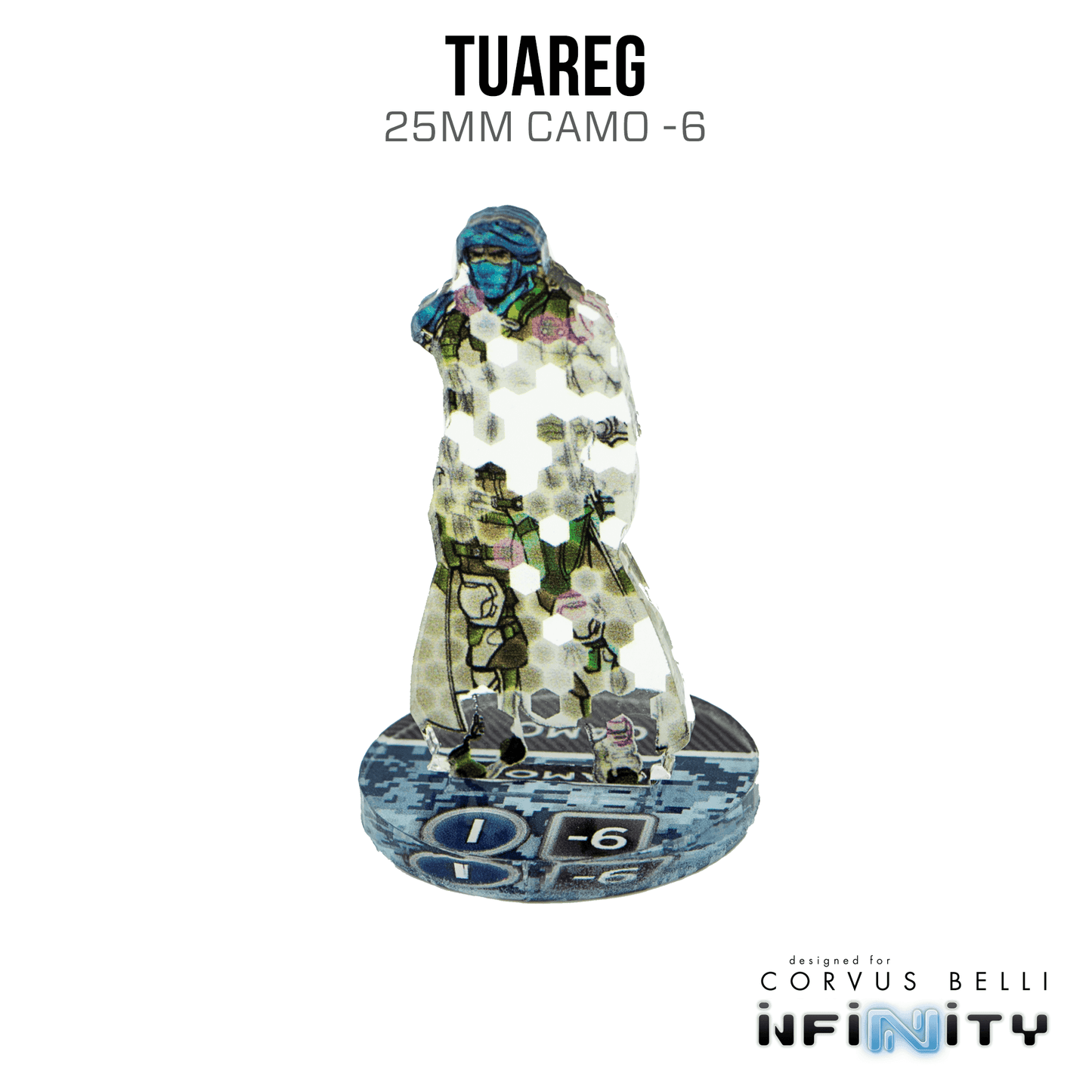 Infinity 3D Markers: Tuareg (25mm Camo -6) - A