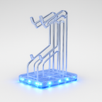 Nebula Dock - Charging Rack & Organizer w/ Glowing LED Light
