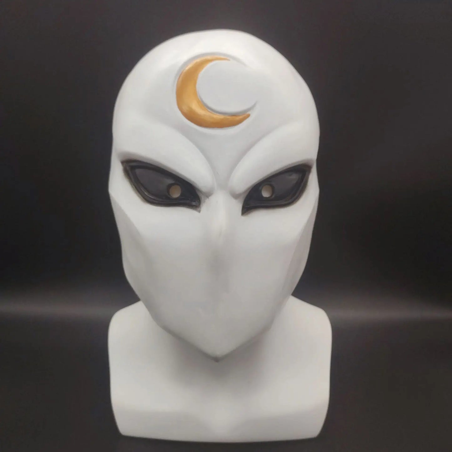 Bulex Super Hero Moon Knight Cosplay Costume Latex Masks Helmet Masquerade Halloween Accessories Party Costume Weapon Props