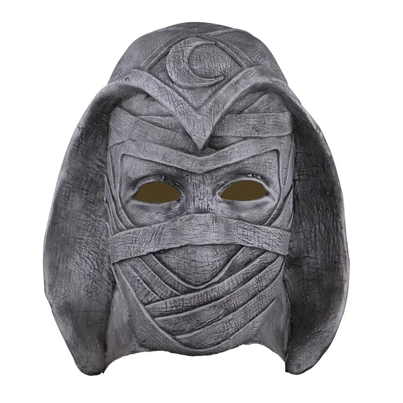 Bulex Super Hero Moon Knight Cosplay Costume Latex Masks Helmet Masquerade Halloween Accessories Party Costume Weapon Props