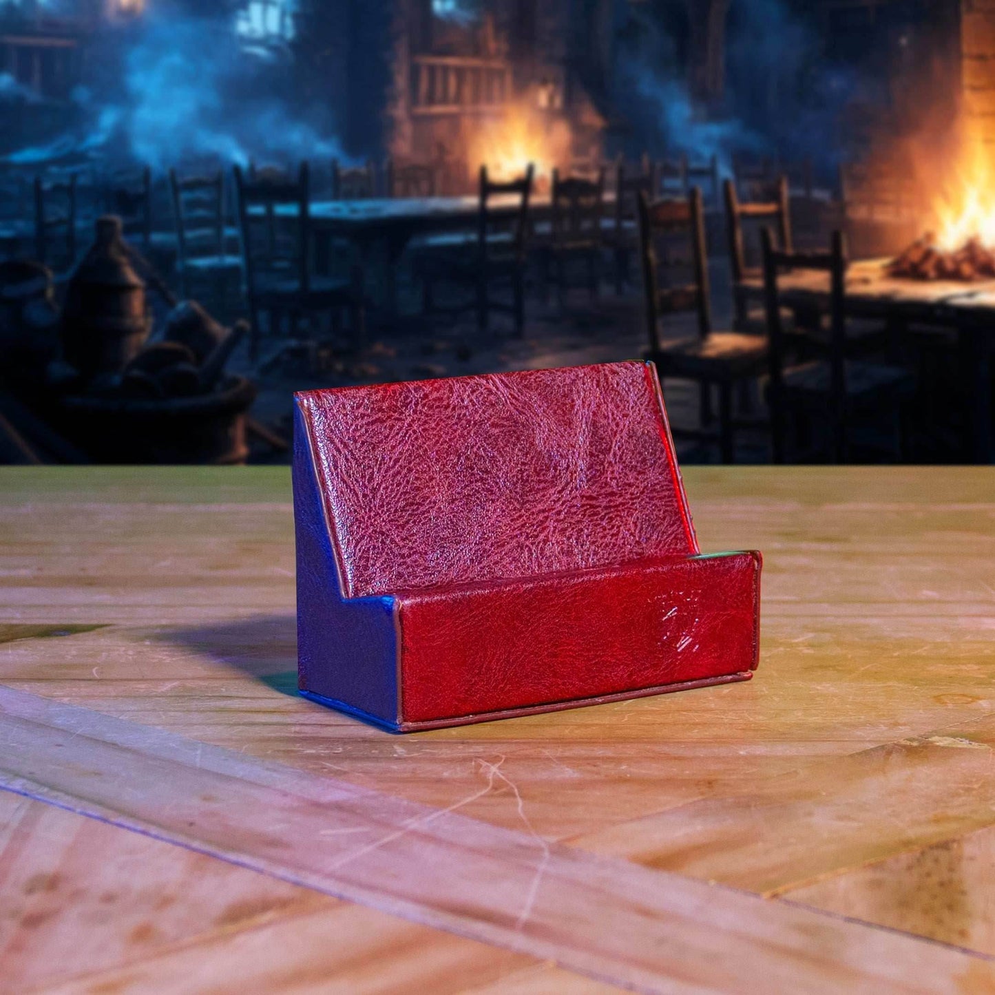 Magnetic Phone Holder - Digital Tools Mount for Game Master Screen & TTRPG Sessions - Red