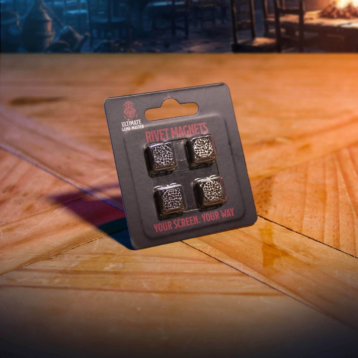 Rivet Magnets - Strong Neodymium Hardware for Game Master Screen Accessories - 