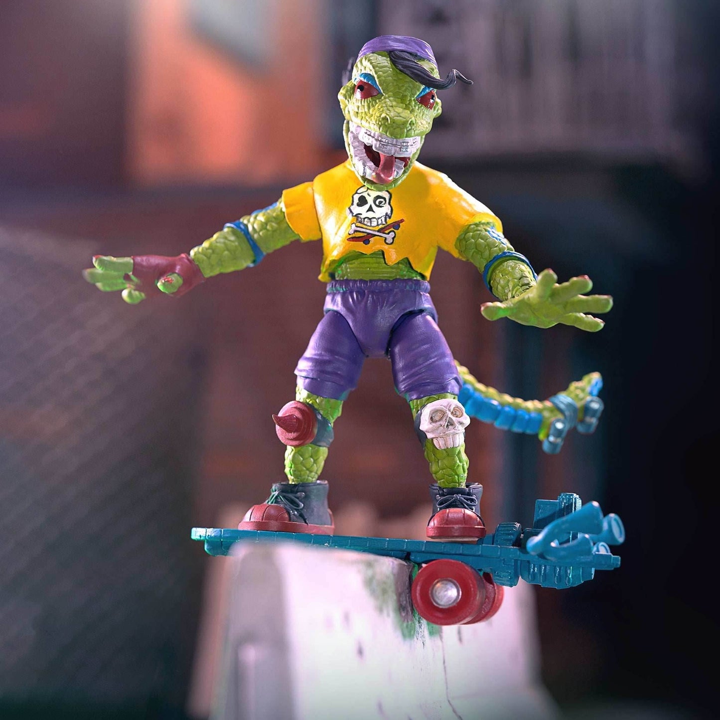 Super7 x Teenage Mutant Ninja Turtles Ultimates Mondo Gecko Wave 4 Action Figure TMNT - 