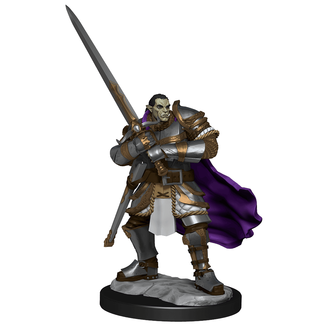 D&D: Nolzur's Marvelous Miniatures - Half-Orc Paladin Male - 