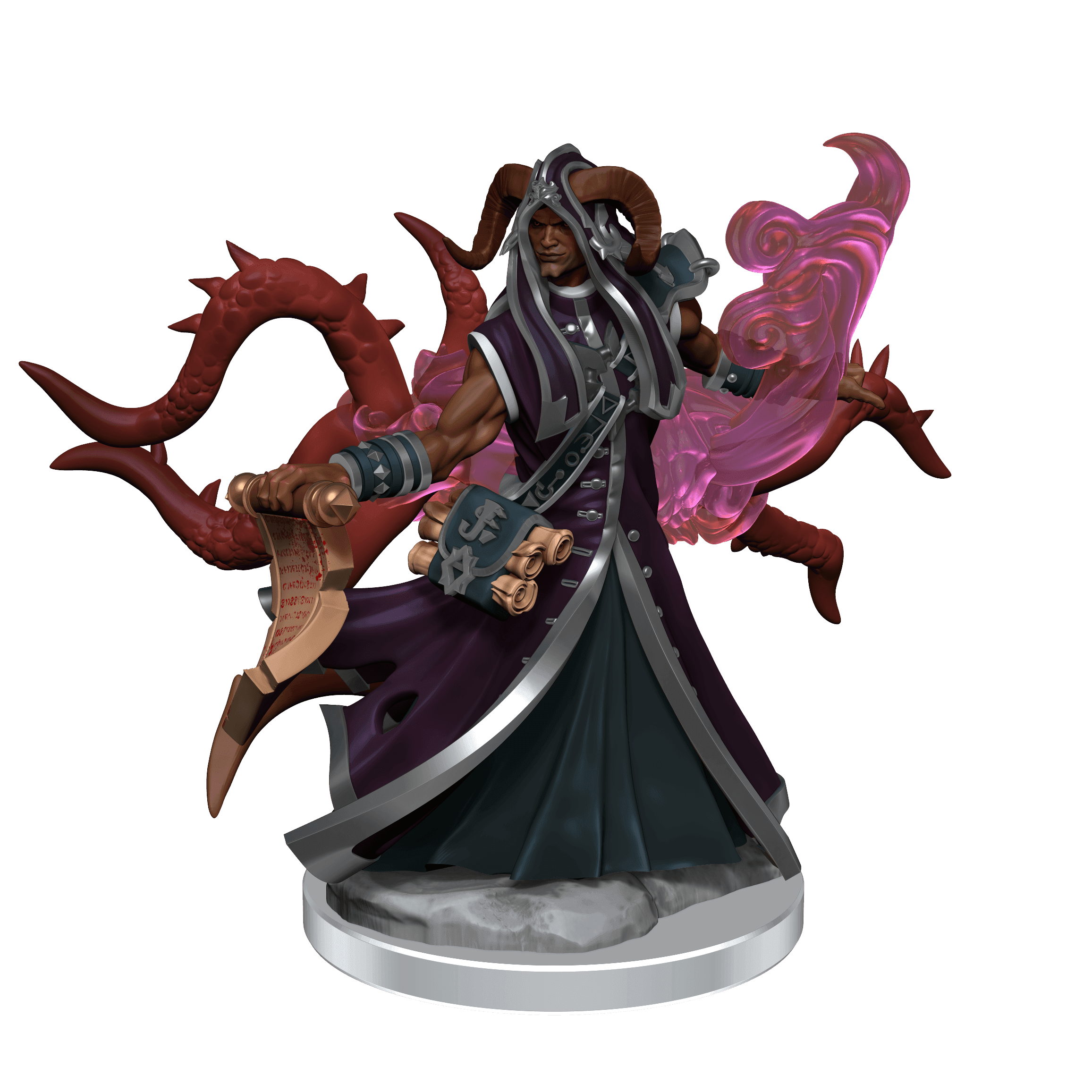 D&D: Frameworks - Tiefling Warlock Male - 