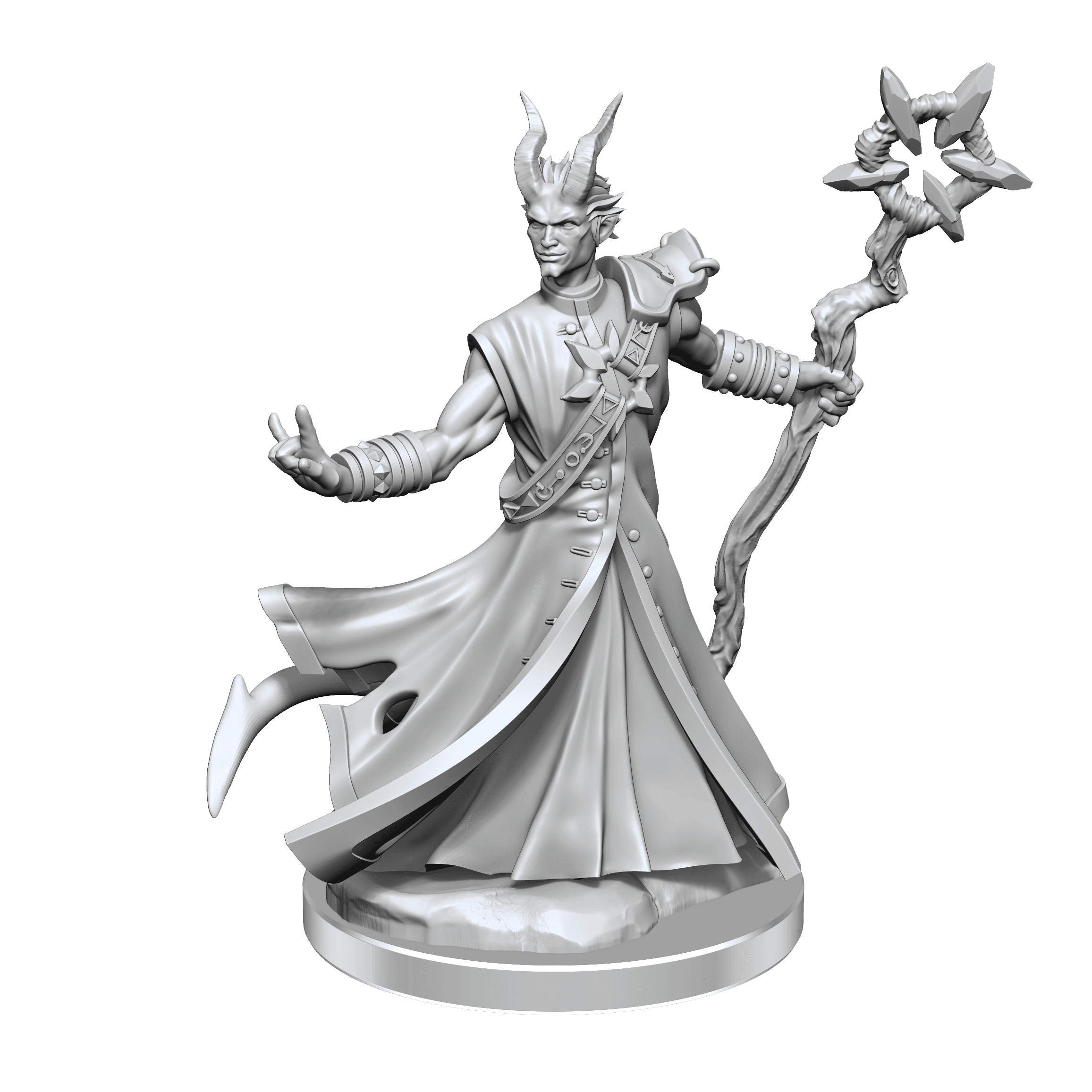 D&D: Frameworks - Tiefling Warlock Male - 