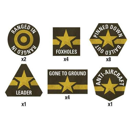 Flames of War: American Fighting First Token Set (Mid War) - 