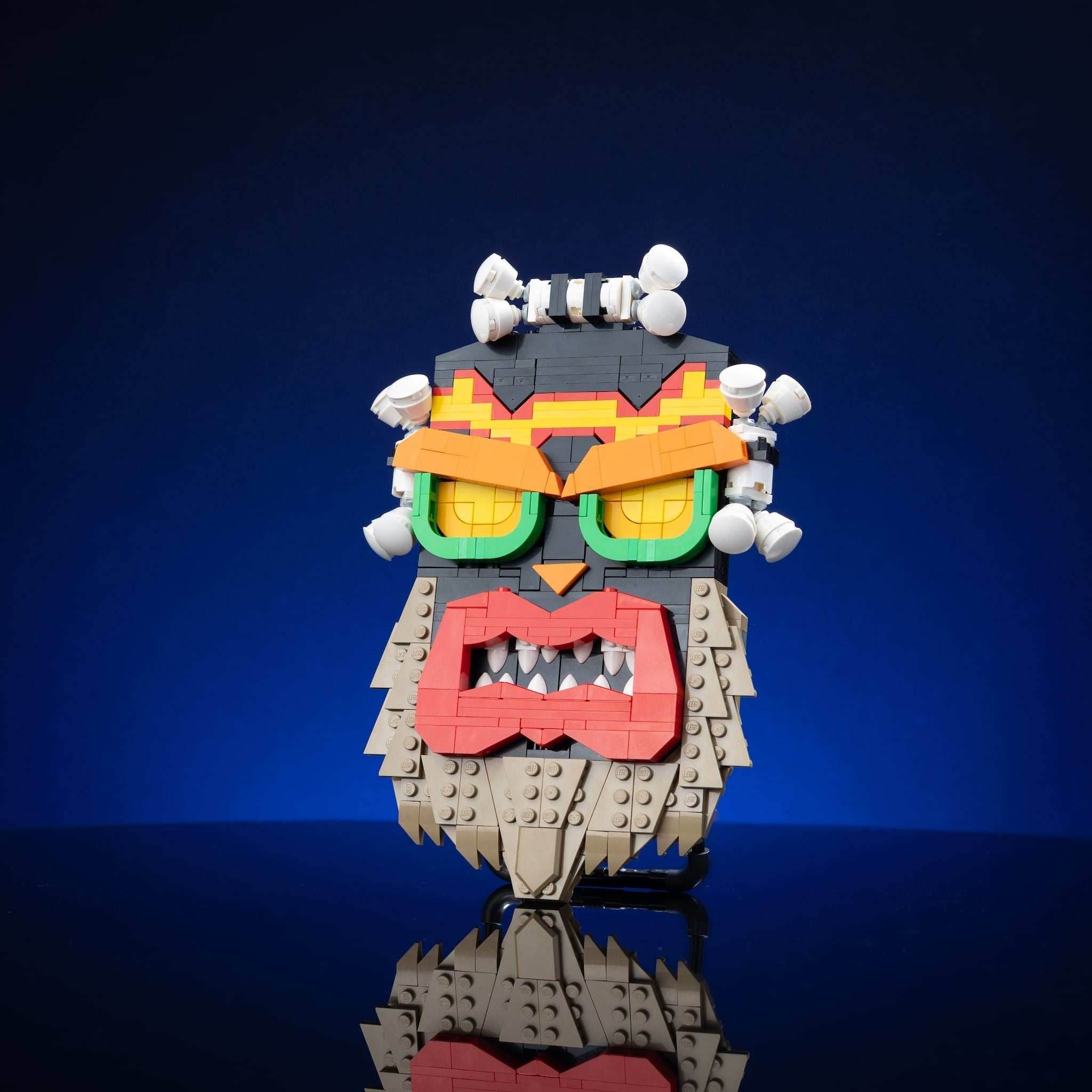 Life-Sized Uka Uka Mask - Bricks & Instructions
