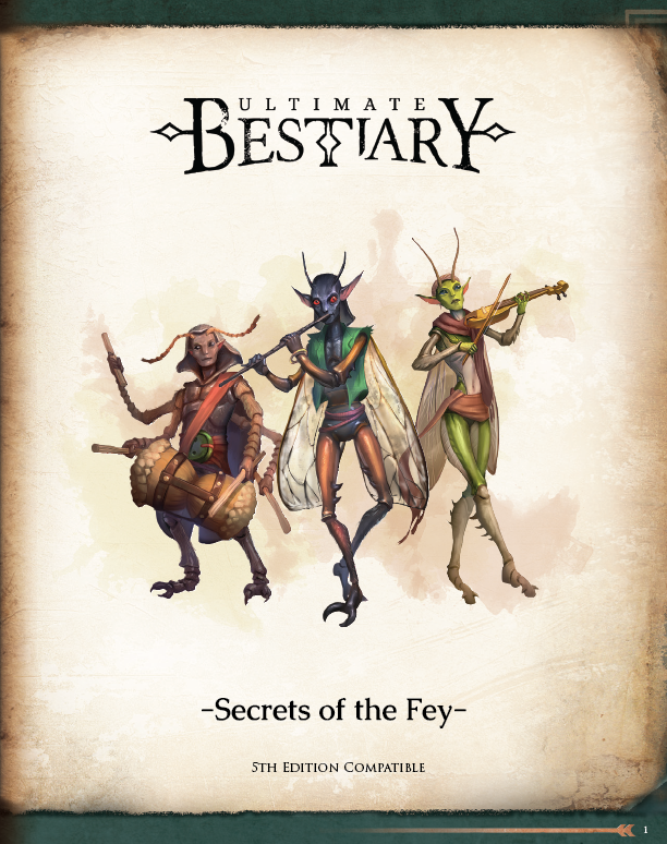 Ultimate Bestiary: Secrets of the Fey Hardcover (5E)