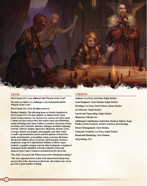 Ultimate NPCs: Warfare Hardcover (5E)