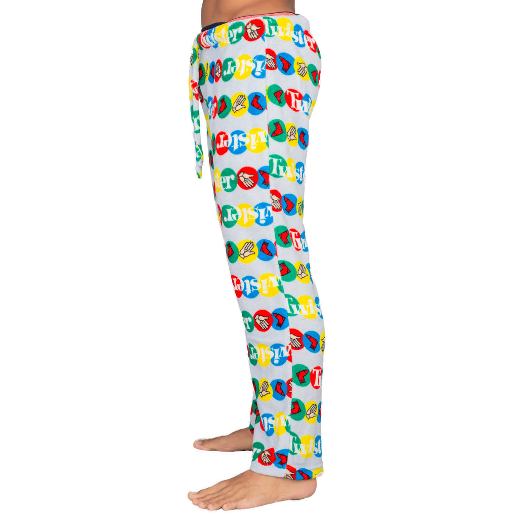 Underboss Twister Game All Over Print Plush Pajama Lounge Pants
