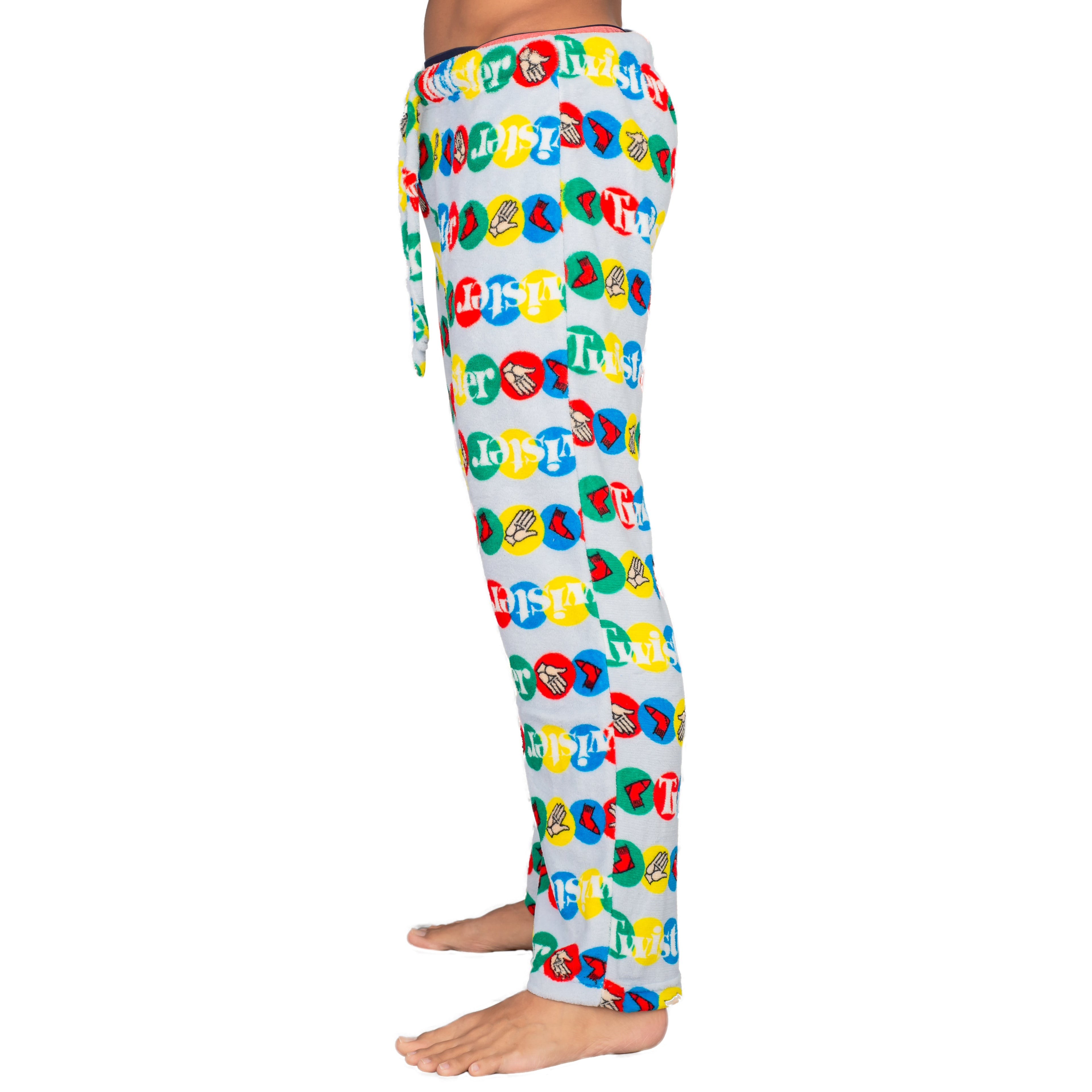 Underboss Twister Game All Over Print Plush Pajama Lounge Pants