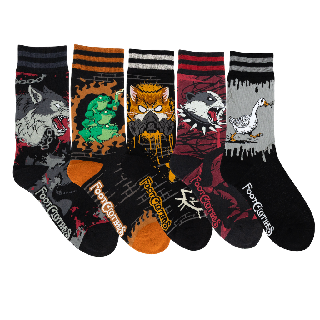 Ungovernable Crew Sock Pack | 5 Designs