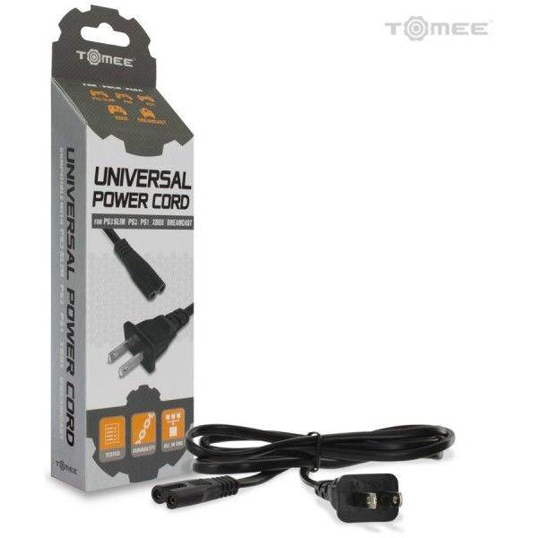Universal Power Cord for PS4/ PS3 Slim/ PS2/ PS1/ Xbox/ Dreamcast/ Saturn - 
