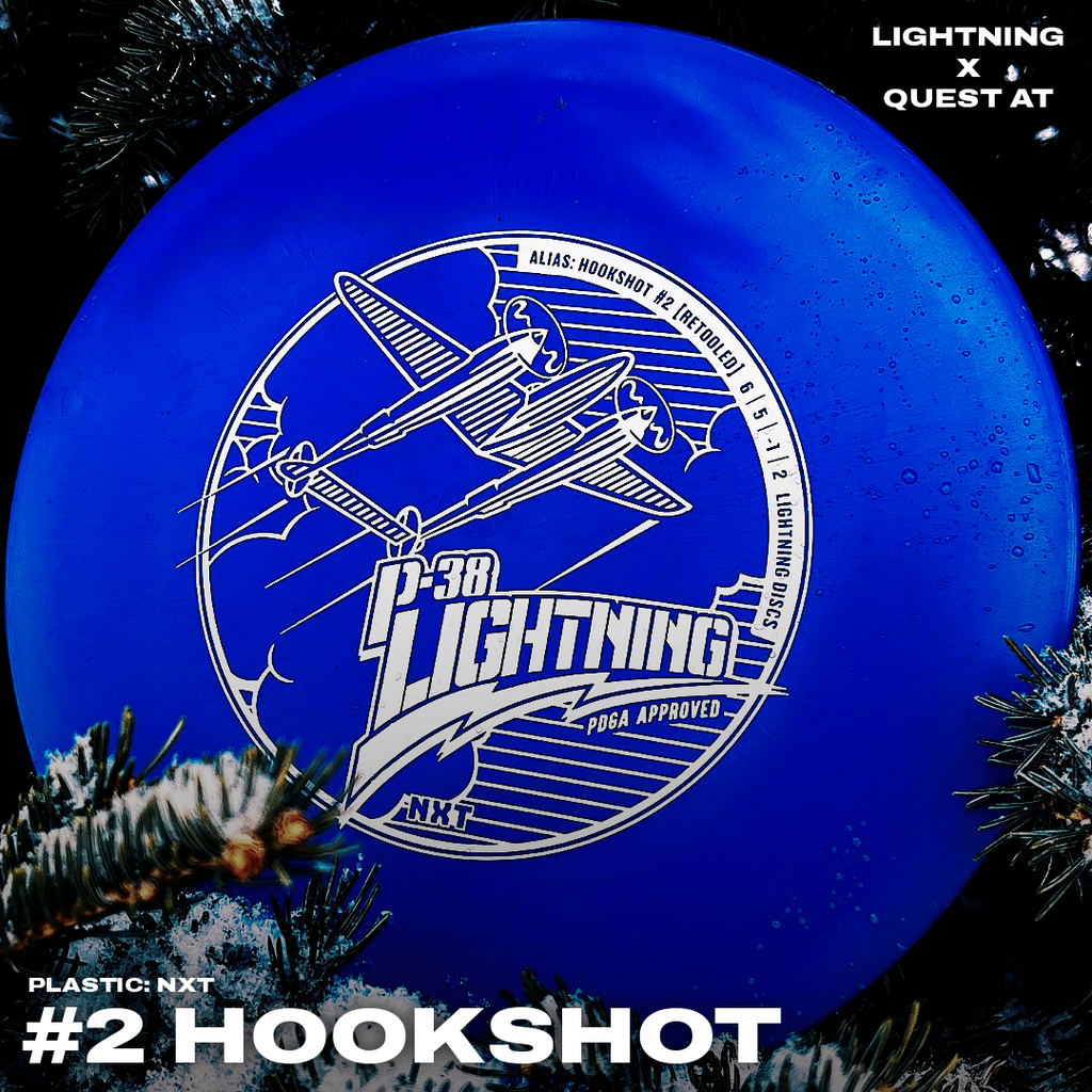Lightning NXT P-38 #2 Hookshot Fairway Driver Golf Disc