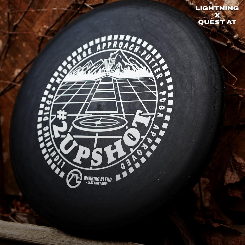 Lightning Limited Edition Last First Run Warbird Plastic #2 Upshot Putter Golf Disc