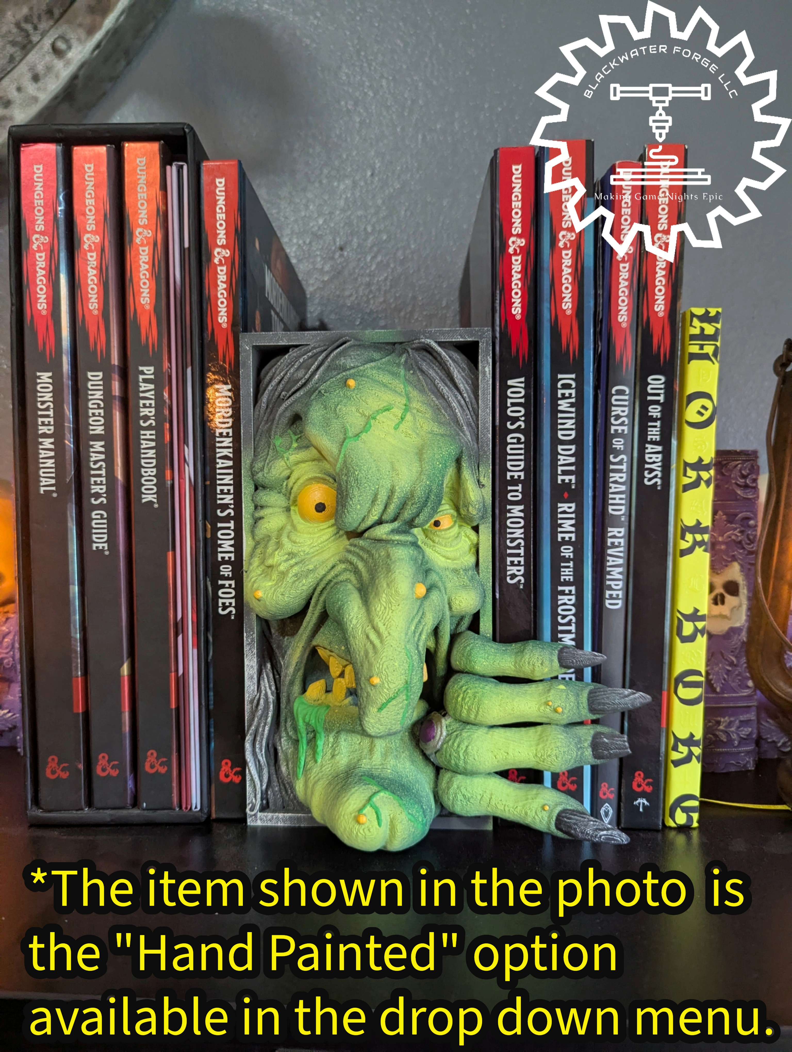 Baba Yaga Witch 3D Printed Book Nook- Miniatures of Madness- Bring Eerie Folklore to Life!