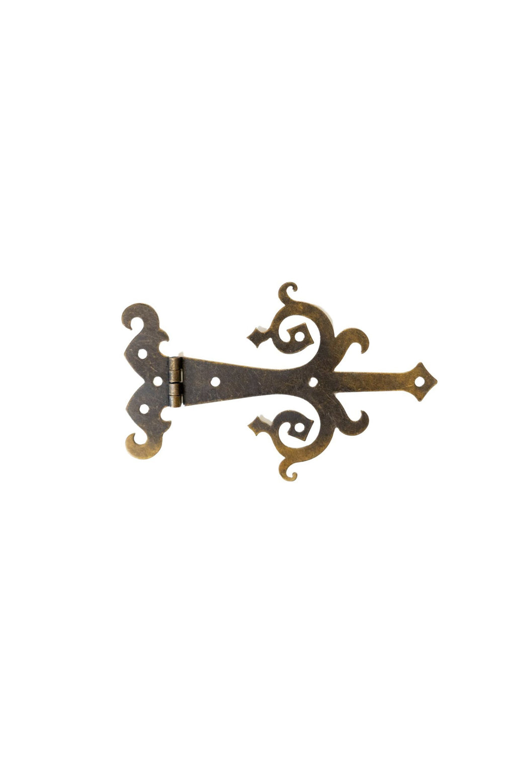 6" Medieval Bronze Finish Strap Hinges - Set of 2