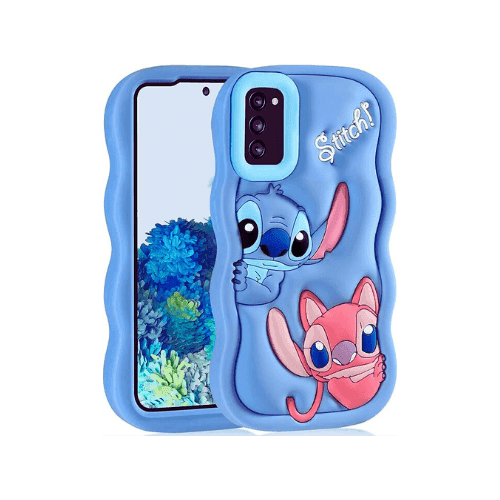 Snug & Stylish: Samsung Silicone Hug Case - blue / Samsung A03S US version