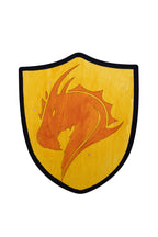 Handmade 18" Dragon Heater Shield For Costume, Play or Wall Art