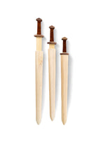 Large Viking Sword, Wooden Sheath with Leather Wrapped Handle - Blank