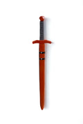 Children's Brown Wooden Toy Medieval Knight Sword With Wooden Sheath