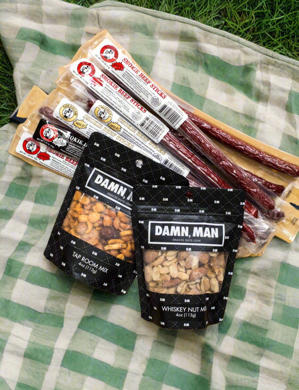 Nuts & Beef Box – High-Protein Snack Gift | Gourmet Beef Sticks & Nut Mixes