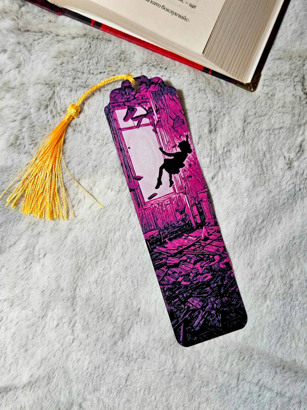 Upside-Down Portal Bookmark – 80s Supernatural Inspired Bookmark