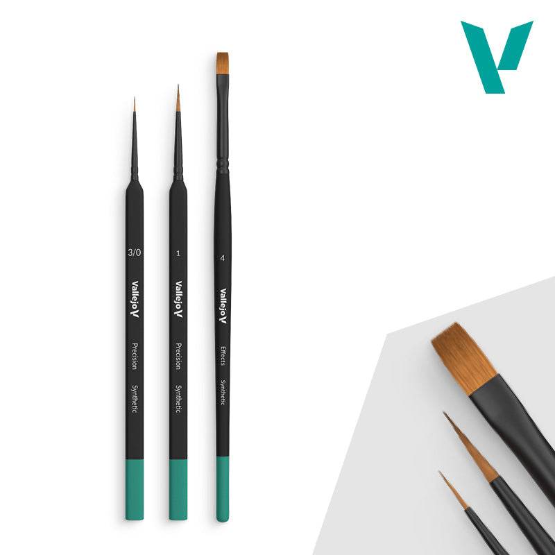 Hobby Brushes: Synthetic - Starter Set - 