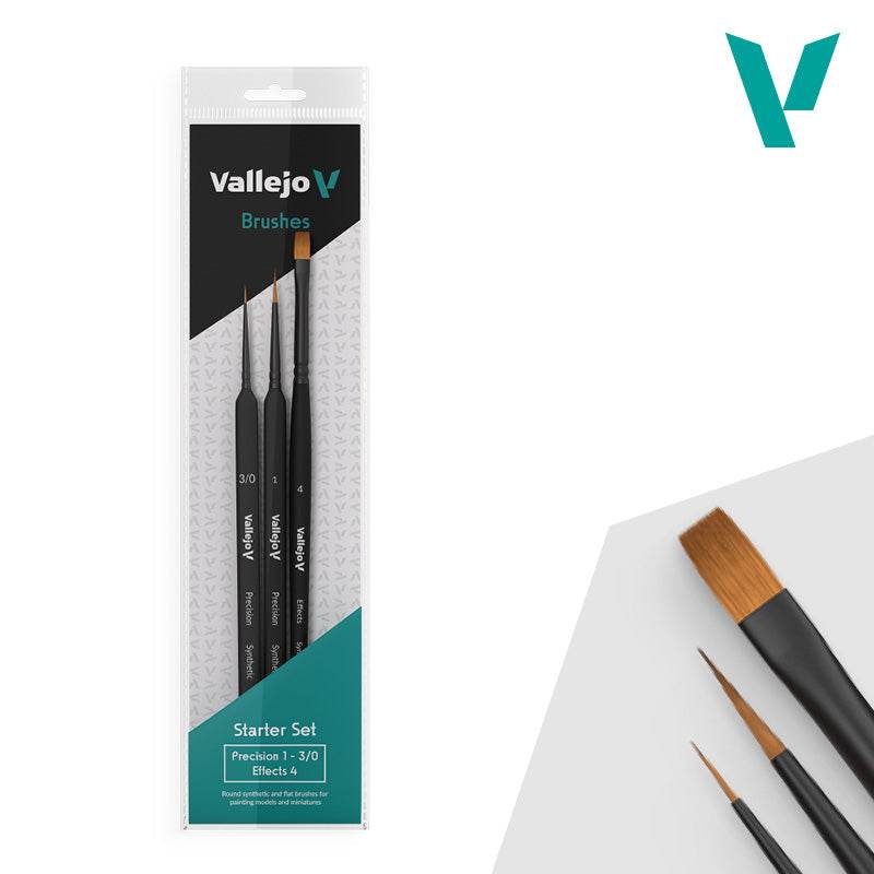 Hobby Brushes: Synthetic - Starter Set - 