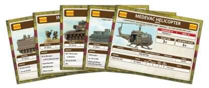 Flames of War: 'NAM - Army of the Republic of Vietnam Unit Cards - 