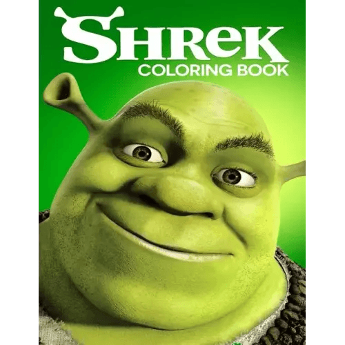 Shrek Coloring Book: Coloring Book for Kids and Adults with Fun, Easy, and Relaxing Coloring Pages - Paperback - 