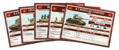 Flames of War: 'NAM - People's Army of Vietnam Unit Cards - 