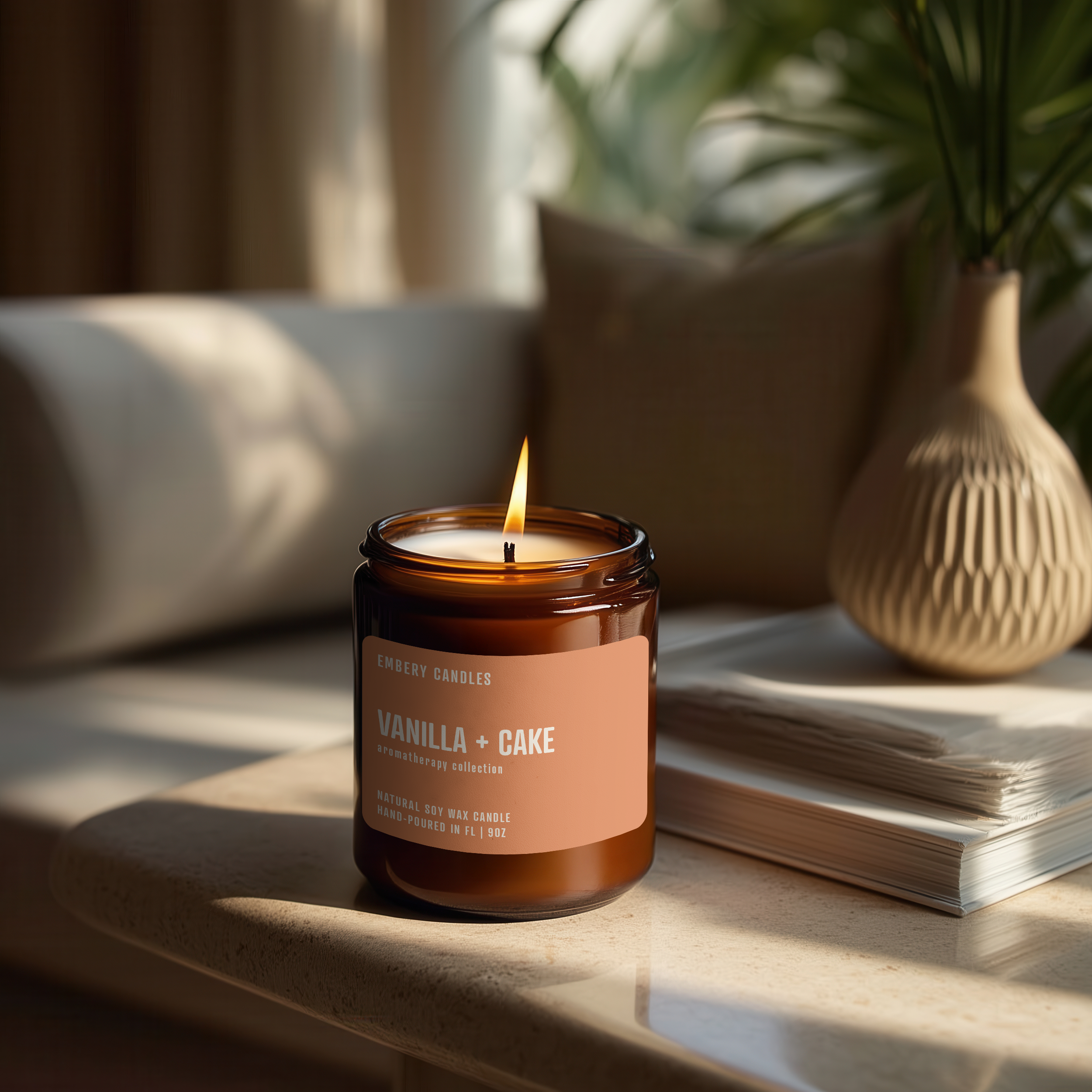 Vanilla + Cake | Soy Wax Scented Candle