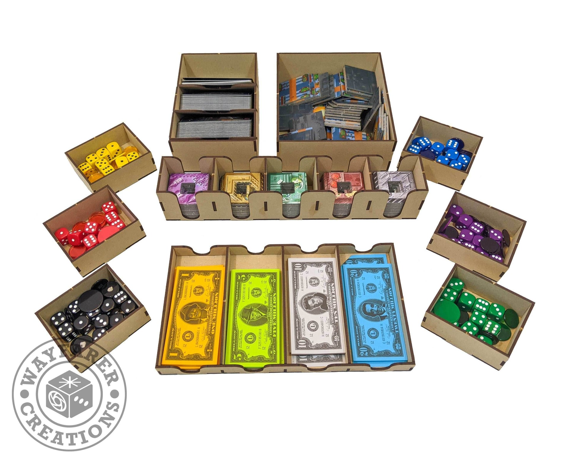 Lords of Vegas Board Game Organizer Insert - 