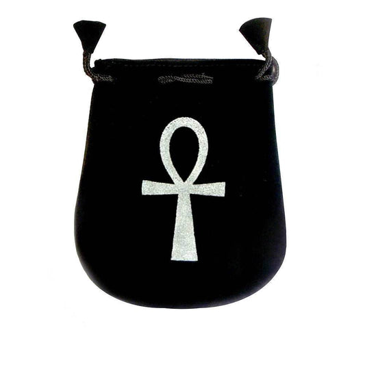 Velvet pouch - Ankh - 