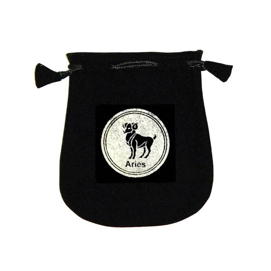 Velvet pouch - Aries - 