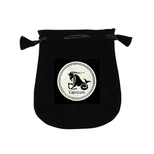 Velvet pouch - Capricorn - 