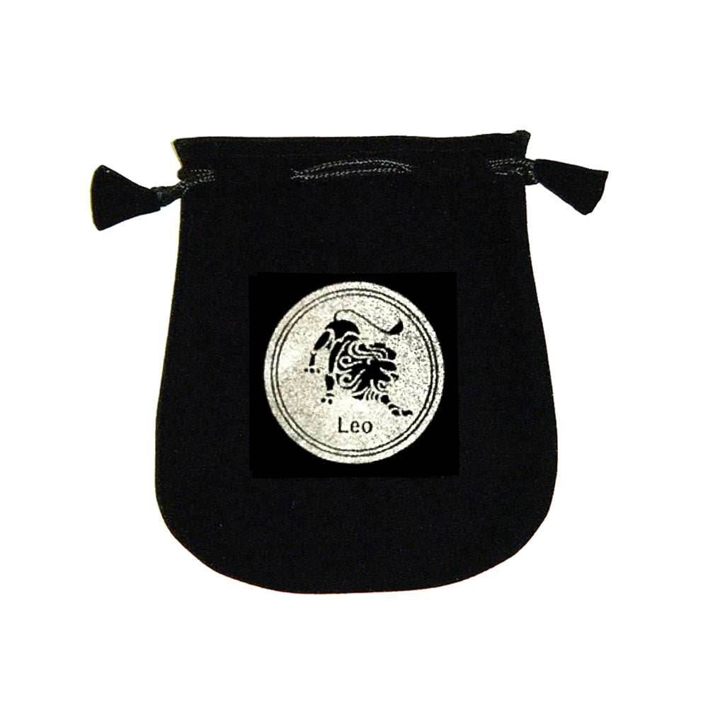 Velvet pouch - Leo - 